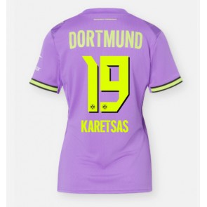 Borussia Dortmund Konstantinos Karetsas #19 Tredjetrøje Dame 2026-27 Kortærmet